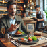 Touchless Menu - QR Code and Tag - View Menus Online - Two-Sided Menu Tap Card - Perfect for Storefront Window, Table