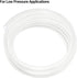 3/8’’ ID × 1/2’’ OD Clear Plastic Vinyl Tubing, 10 ft Flexible PVC Hose for Water, Air, Oil Transfer