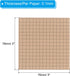 PATIKIL 3 x 3 Inch Lined Grids Sticky Notes, 12 Pads/Pack Self-Stick Note Pads 960 Sheets Adhesive Memo Post for Home Office Business, Brown