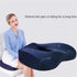Generic 3D Memory Foam Hemorrhoid Cushion Hip Support Orthopedic Pillow Coccyx Office Chair Cushion Car Seat Wheelchair