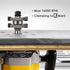 Set 1/2 Inch 7/32" 3/8" Pro Adjustable Tongue and Groove Router Bit Shank, T Shape Wood Milling Router Bit for Match
