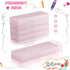 Fainne 24 Pcs Plastic Pencil Case, Frosted Pencil Box with Hinged Lid for School Office