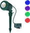 Spotlight Outdoor 120V Plug-In, 6500K Cool White LED Landscape Lighting with RGB