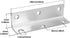 20 Pack 4" L Bracket, Heavy Duty Corner Brace, Metal Shelf Bracket Angle Bracket for Shelves, Polished Silver Stainless