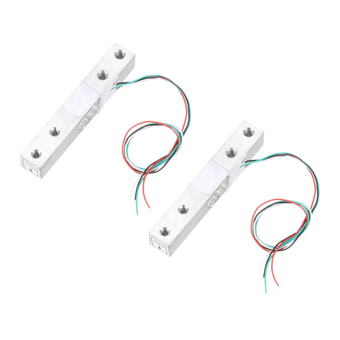 MECCANIXITY 2PCS Digital Load Cell Weight Sensor 5KG, High Precision Miniature for DIY Kitchen Scale Kit