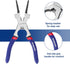 WORKPRO 8" Welding Pliers, Multi-Functional CR-V Steel for Welding, Electrical, Mechanical Use