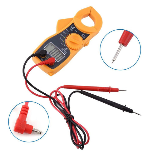 Digital Clamp Multimeter, AC DC Voltmeter Ammeter Ohmmeter Volt Tester with Overload Function