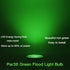 Par38 Green Light Bulb, 15W (100W Equivalent) E26 Green Flood Lights, 2 Pack for Party Decoration, Porch, Holiday