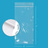 GPI PACK OF 200 3" x 6" CLEAR PLASTIC RECLASABLE Zip BAGS, Bulk 2 mil Thick Strong Poly Baggies