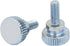 uxcell M4x10mm Flat Knurled Head Fully Threaded Thumb Screws Bolts Fastener 15pcs