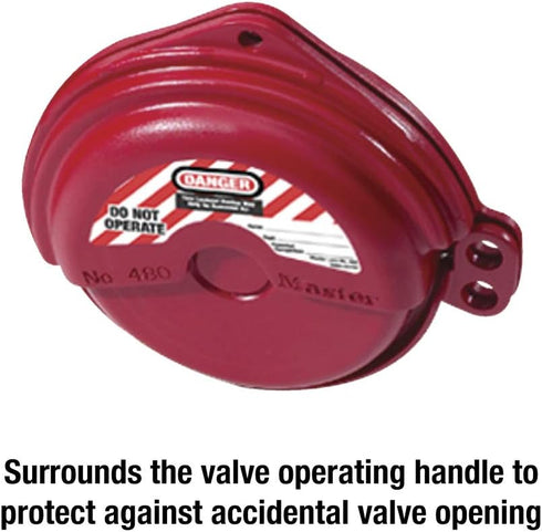 Master Lock 480 Lockout Tagout Rotating Gate Valve Lockout