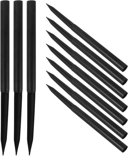 10 Pack HANABASS Outdoor Ground Stakes for Solar Lights Landscape Lighting Spike Replacement Accessories for Garden