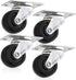 POWERTEC 2 Inch Swivel Caster Wheels Set of 4 with 160 lbs