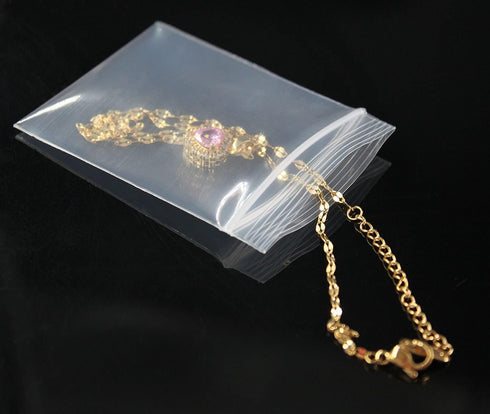 Small Mini Plastic Bags for Jewelry, Pill, Snack, Coin, Earring, Small Business, 150PCS Thick Transparent 2"×2.4"