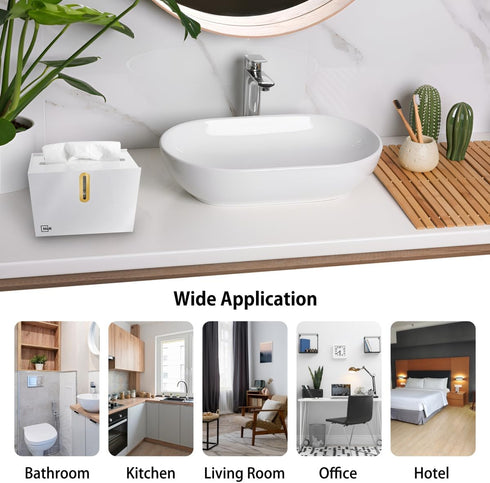 H4N Countertop, Commercial Multifold Hand Paper Towel Dispenser Compact Design, Single Sheet Dispensing for Home