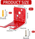 Fire Extinguisher Mounts & Brackets,4 Pack Universal Fire Extinguisher Brackets and Holders, Fire Extinguisher Wall Hook Holder Hanger Max for 5-15 Lb Extinguishers with Screws