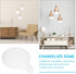 3.93X2.75X2.75 Inch ARTIBETTER Small Frosted Milk White Lamp Shade Replacement Lampshade for Indoor Table Lamps