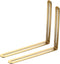 uxcell 2 Pack Adjustable Corner Braces, 7.6 inch Stainless Steel L Bracket