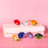 LONGWIN 50mm (2") Crystal Diamond Pirate Gems and Jewels Paperweight Table Decor