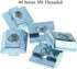 Odinest 40 M8 40x40 4040 8mm 3D 12pcs T Nuts Tee Sliding Slot Nuts Series Threaded Slide in Pre-Assembly for Aluminum