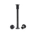 cSeao 10-Pack M6 50mm Countersunk Black Hex Socket Cap Furniture Joint Connecting Allen Bolts Barrel Nuts Kit