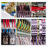 100pcs Red Insulated Fork Spade Lugs, U-Type Wire Connector Electrical Crimp Terminals 22-16AWG
