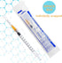 50 Pack 1ml 25Ga - 5/8 Inch Luer Lock Sample Measuring Lab Supplies, Individually Sealed Wrapped