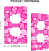Pink Single Duplex Outlet Light Switch Plate Cover for Home, Bedroom, Kitchen - Decorative 4.5 * 2.76 Inches