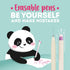 LEGAMI Erasable Gel Pen, 0.7 mm Tip Diameter, Thermosensitive Ink, 15 cm Length, Black Ink for Writing