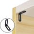 10Pcs 90 Bracket,50x50x19mm 2Holes Adjustable Degree L Shape Bracket Corner Connector Right Angle Brackets L Slotted