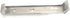 Hangtite 5" Aluminum Gutter Roof Hanger with Strap, 10-Pack