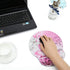 RICHEN Memory Foam Mouse Pad with Wrist Support, Ergonomic Design, Non-Slip Rubber Base for Computer & Laptop