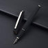 Hongdian 517D Matte Black Fountain Pen with Extra Fine Nib, Warrior Series, Classic Design with Converter and Metal Box