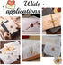 PH PandaHall 50pcs Translucent Envelopes, 6.9x 4.9'' Glassine Envelopes, White Clear Paper for Greeting Cards