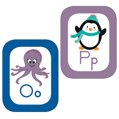 Schoolgirl Style Just Teach Decorative Alphabet Cards Bulletin Board Set (110392), Multi