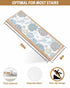 BOHOOSKYLAR 4 8"x30" Blue Lobster Stair Treads Ocean Starfish Shell Coral Marine Life Indoor Non Slip Peel and Stick