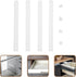 4pcs Set, Lurrose Furniture Drawer Slides and Plastic Guide Accessories Side Mount Drawer Tracks for Cabinet, Dresser