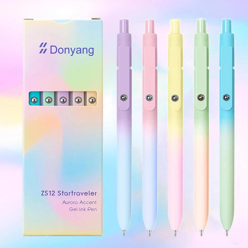 Gel Pens Fine Point 0.7mm, Black Smooth Writing Japanese Pens for Office Essentials and Birthday Gifts for Women