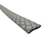 Accering Fishscale Pattern Heat Shrink Tube for Sports Racquets Paddle Handles (f15mm, L3.3ft, Gray)