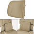 MotorTrend Lumbar Back Support - Portable Orthopedic Lumbar Back Support Memory Foam & PU Leather Seat Cushion. This