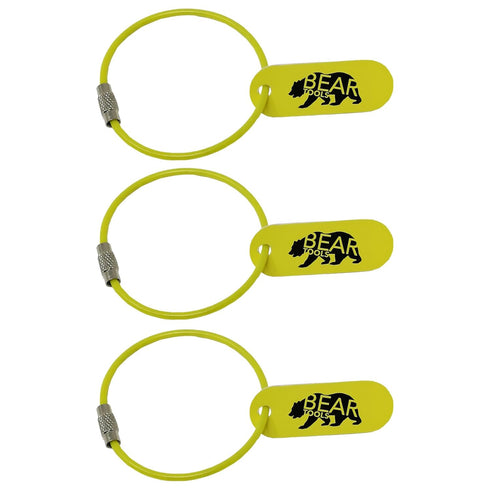 BearTOOLS Cable Loop Attachment, Wire Key Chain Loop with Screw Gate for Hanging Tools (3)