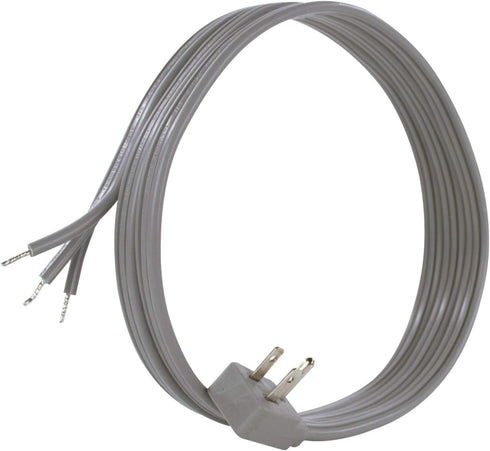 Certified Appliance Accessories 15-0348 15-Amp 8 3 Appliance Power Cord, Feet, Wires, Grounded, Right Angle Plug Head