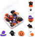 Halloween Push Pins, 32 Pcs Decorative Thumb Tacks for Bulletin Board, Cute Pumpkin Ghost Black Cat School Office