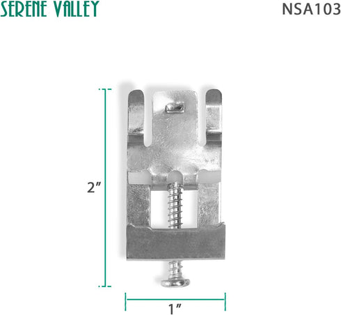Serene Valley Topmount Sink Clips, Heavy-Duty Kitchen Sink Brackets and Supports, 10pcs Kit NSA103