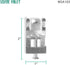 Serene Valley Topmount Sink Clips, Heavy-Duty Kitchen Sink Brackets and Supports, 10pcs Kit NSA103
