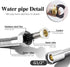 3 Pack 150 cm Handheld Sprayer, Cloth Diaper for Baby Wash Includes Metal Hose and Holder - Excluding T-Type valves