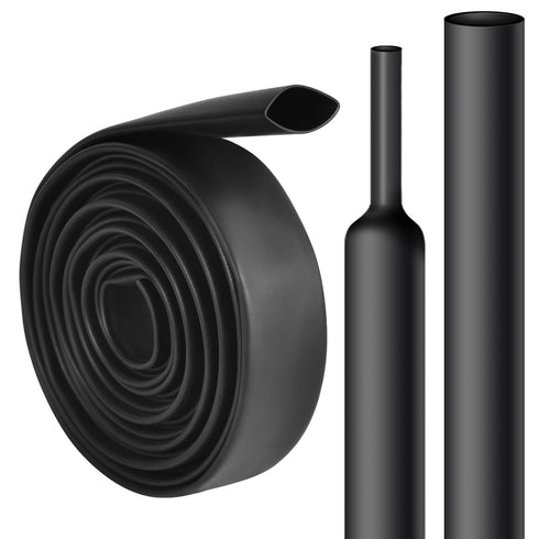 2 Inch Heat Shrink Tubing - 5 Ft 3:1 Ratio Waterproof Adhesive Lined Dual Wall Shrinkable Wire Wrap Tube