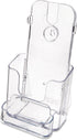 Deflecto Docuholder, Clear Rigid Countertop Leaflet Holder with Business Card Holder