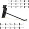 Black Slatwall Hooks 6 Inch, 25PC Heavy Duty Slatwall Accessories, Tool Hanger