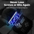 Magpie Magnetic Wristband - 10 Extremely Powerful Magnets for Holding Screws, Nails and Drill Bits, Made of Enhanced Nylon for Lightweight and Durability, For Men/Dad/Husband/DIY by MAGPIE